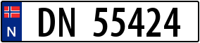 Truck License Plate